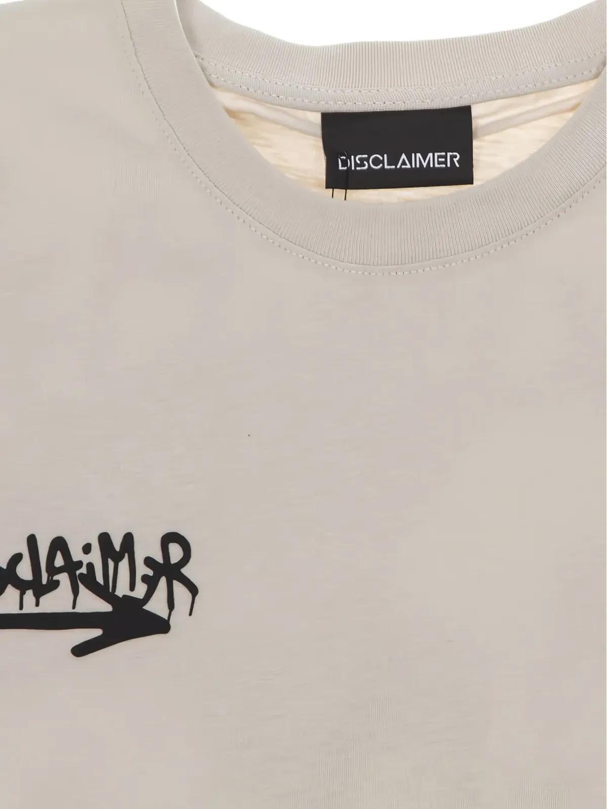 DISCLAIMER グラフィックプリントTシャツ - 画像4