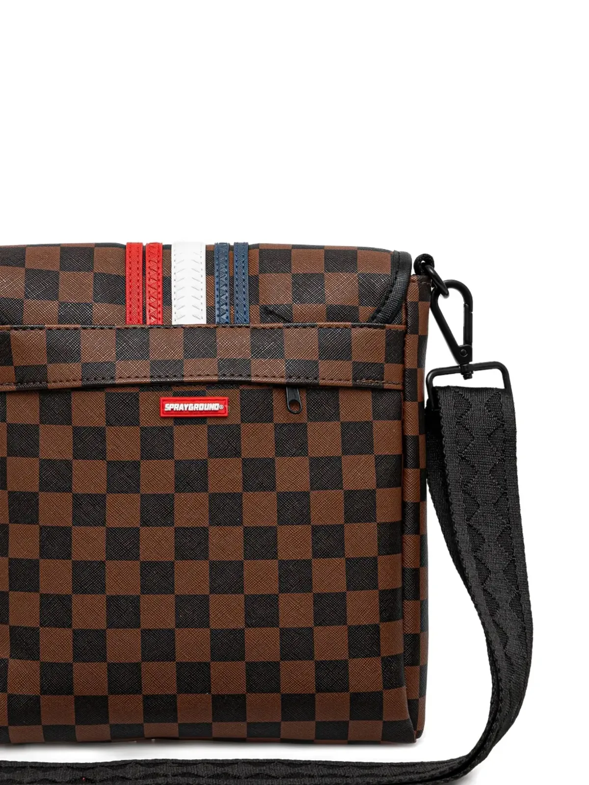 Sprayground チェック柄メッセンジャーバッグ - 画像4