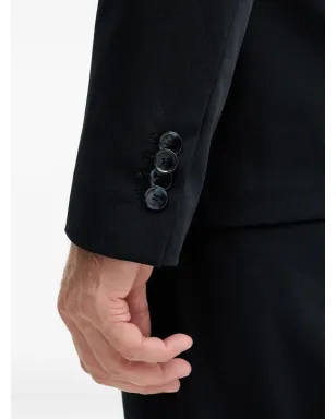 Sisley patch-pocket single-breasted jacket - Blue - サムネイル3