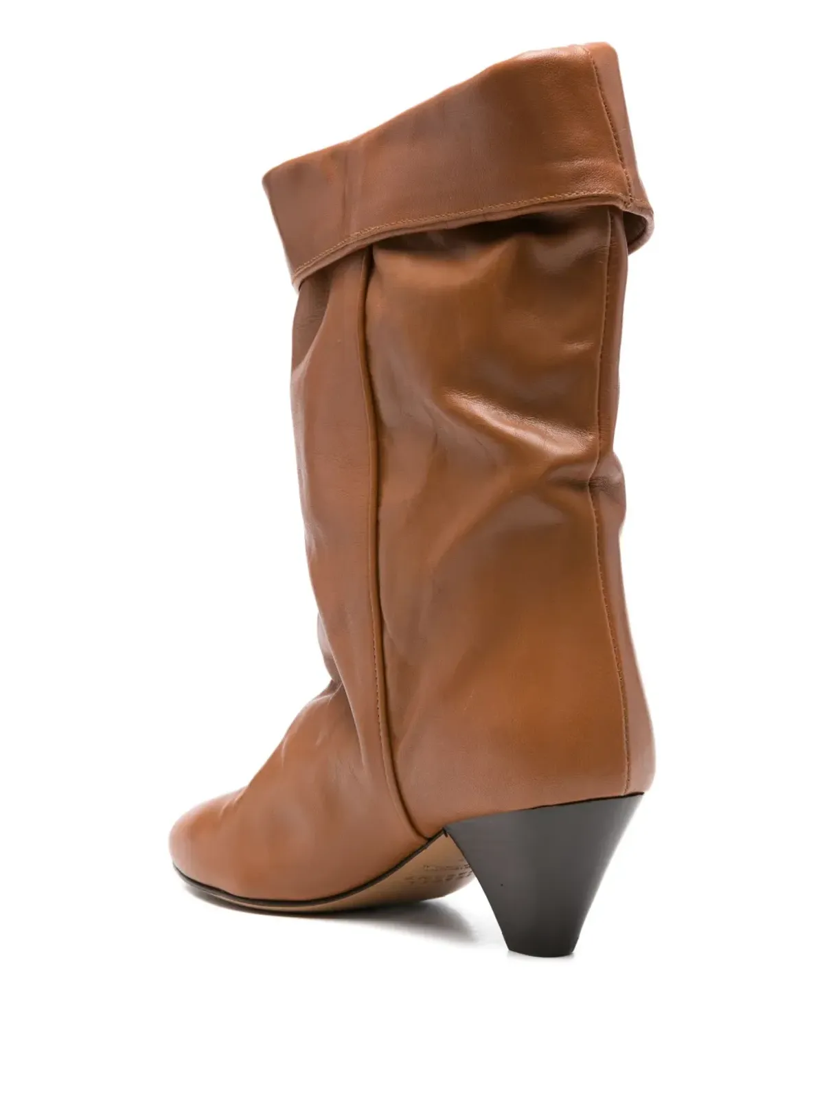 ISABEL MARANT ダルビー ドレープレザーブーツ - 画像3