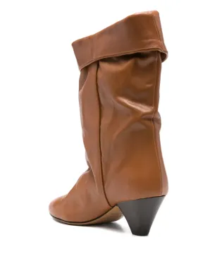 ISABEL MARANT ダルビー ドレープレザーブーツ - サムネイル3