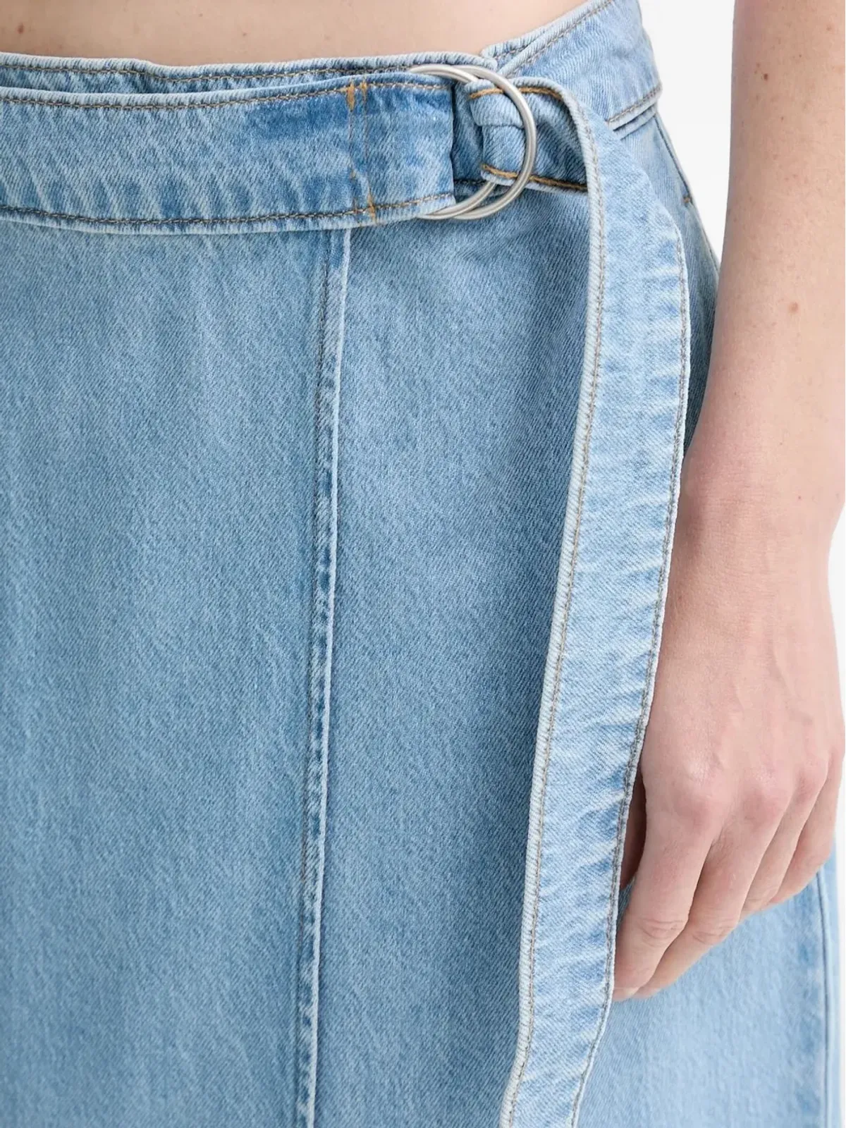 Levi's ベルト付きラップスカート - 画像3