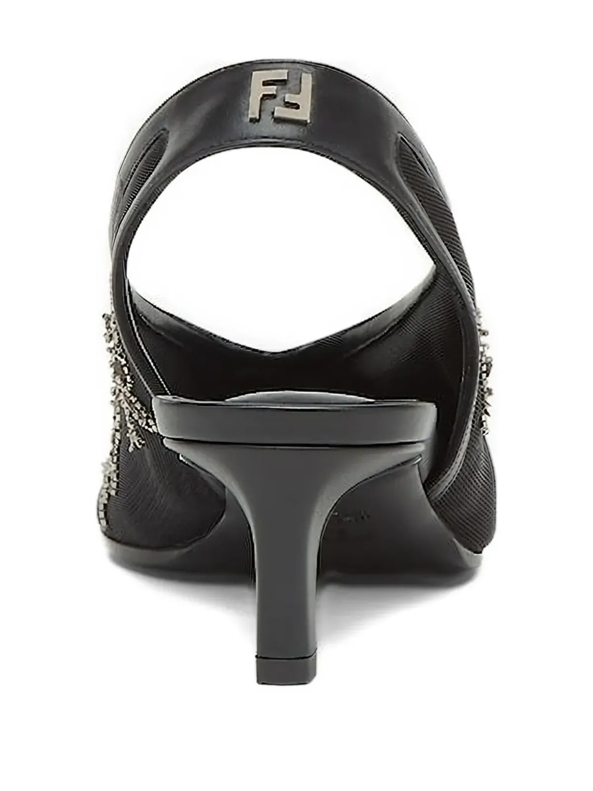 FENDI エンベリッシュド スリングバック ヒールド パンプス - 画像3