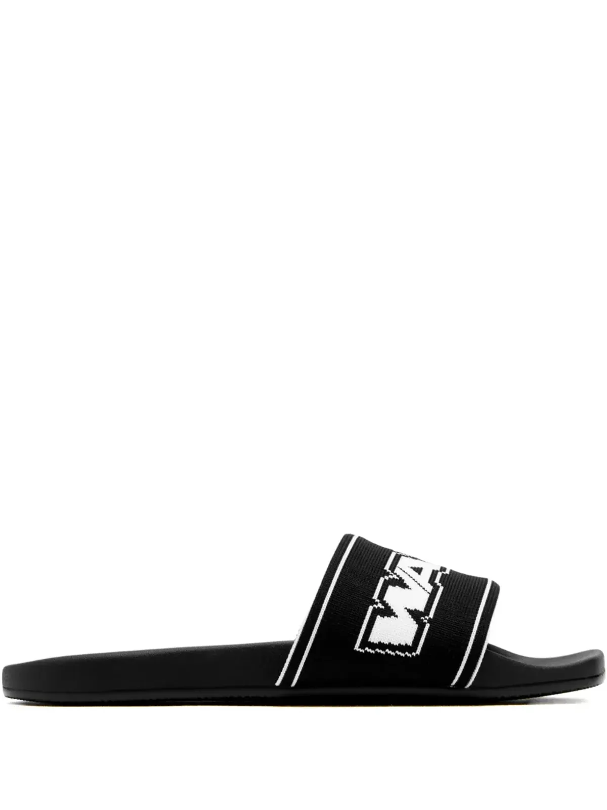 Alexander Wang ロゴストラップサンダル ブラック - 画像1