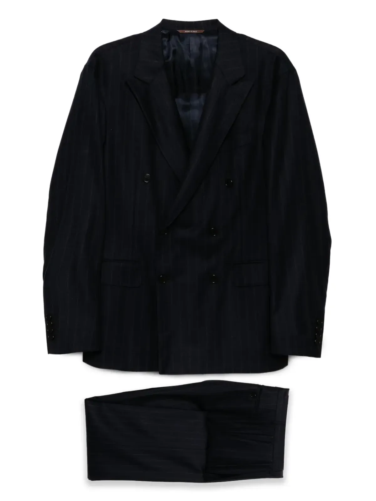Canali ピンストライプ ダブルブレストスーツ - 画像1