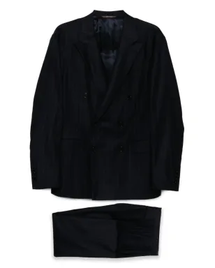 Canali ピンストライプ ダブルブレストスーツ - サムネイル1