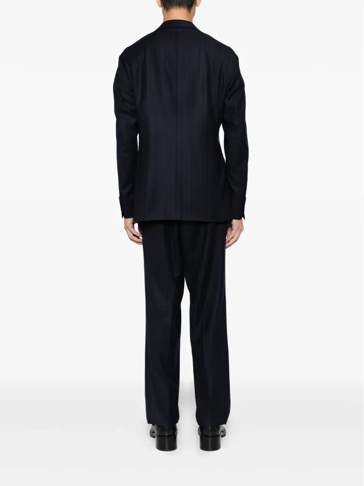 Canali ピンストライプ ダブルブレストスーツ - 画像3
