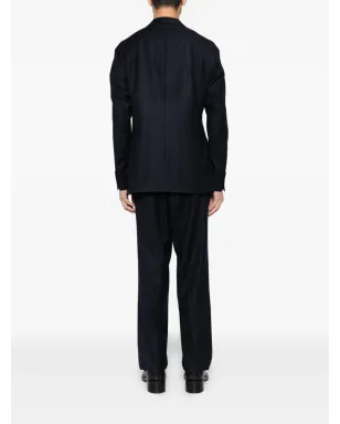 Canali ピンストライプ ダブルブレストスーツ - サムネイル3
