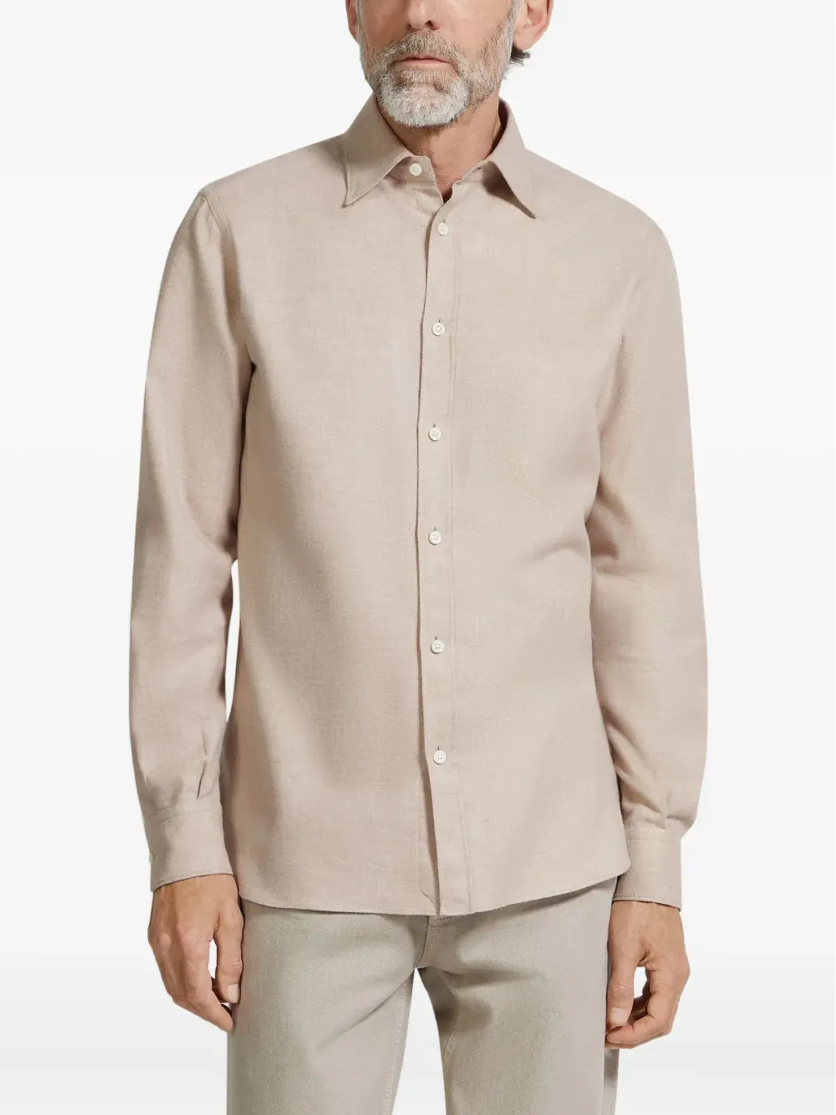 Zegna ポケット付きコットンシャツ - 画像3