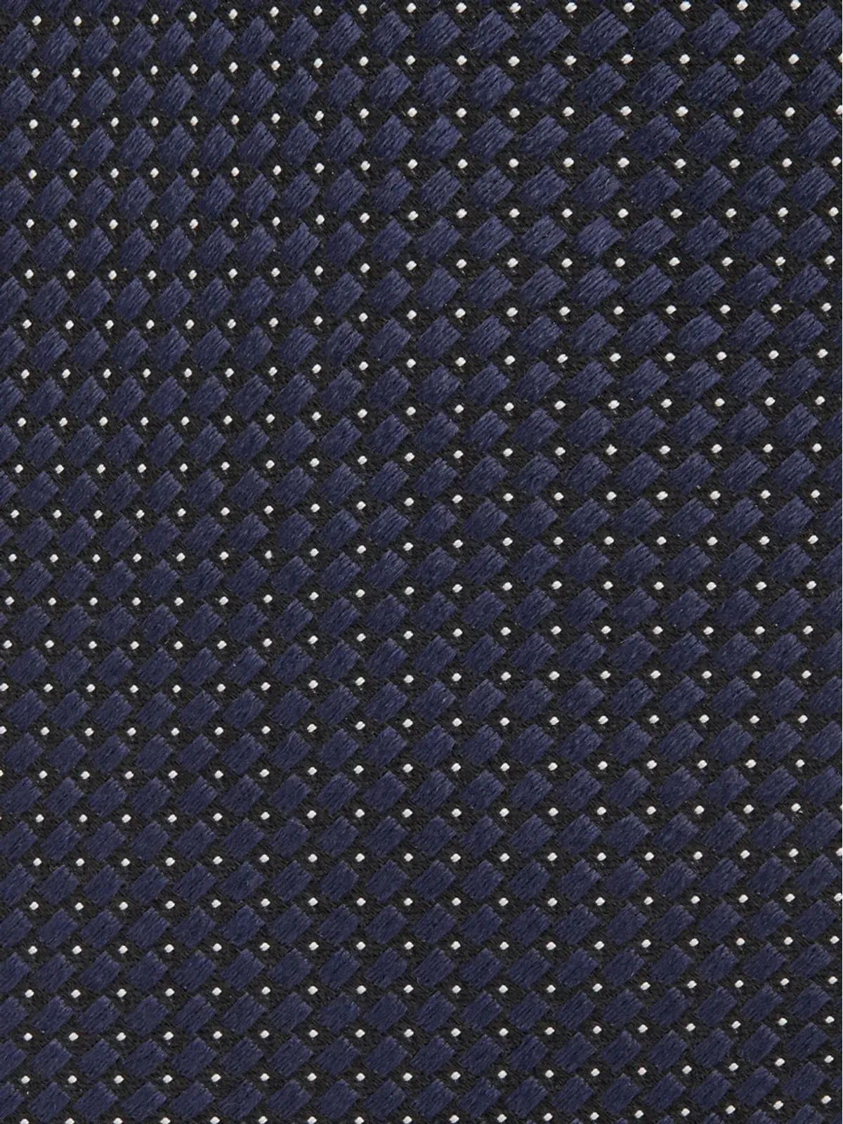 Zegna テクスチャードドットシルクタイ - ブルー - 画像3