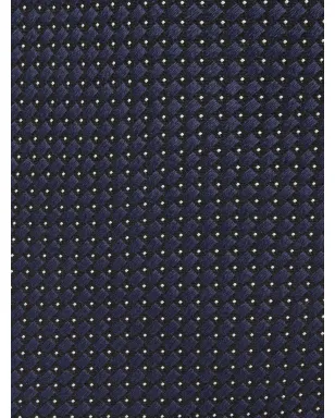 Zegna テクスチャードドットシルクタイ - ブルー - サムネイル3