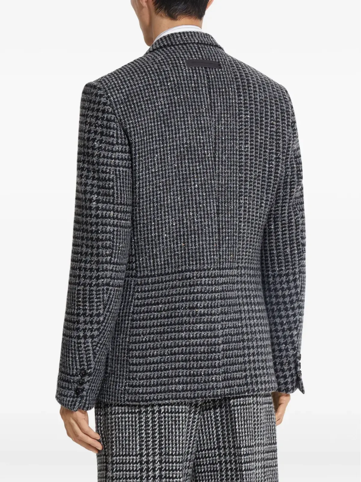 Zegna ハウンドトースト柄 ダブルブレスト ブレザー - 画像5
