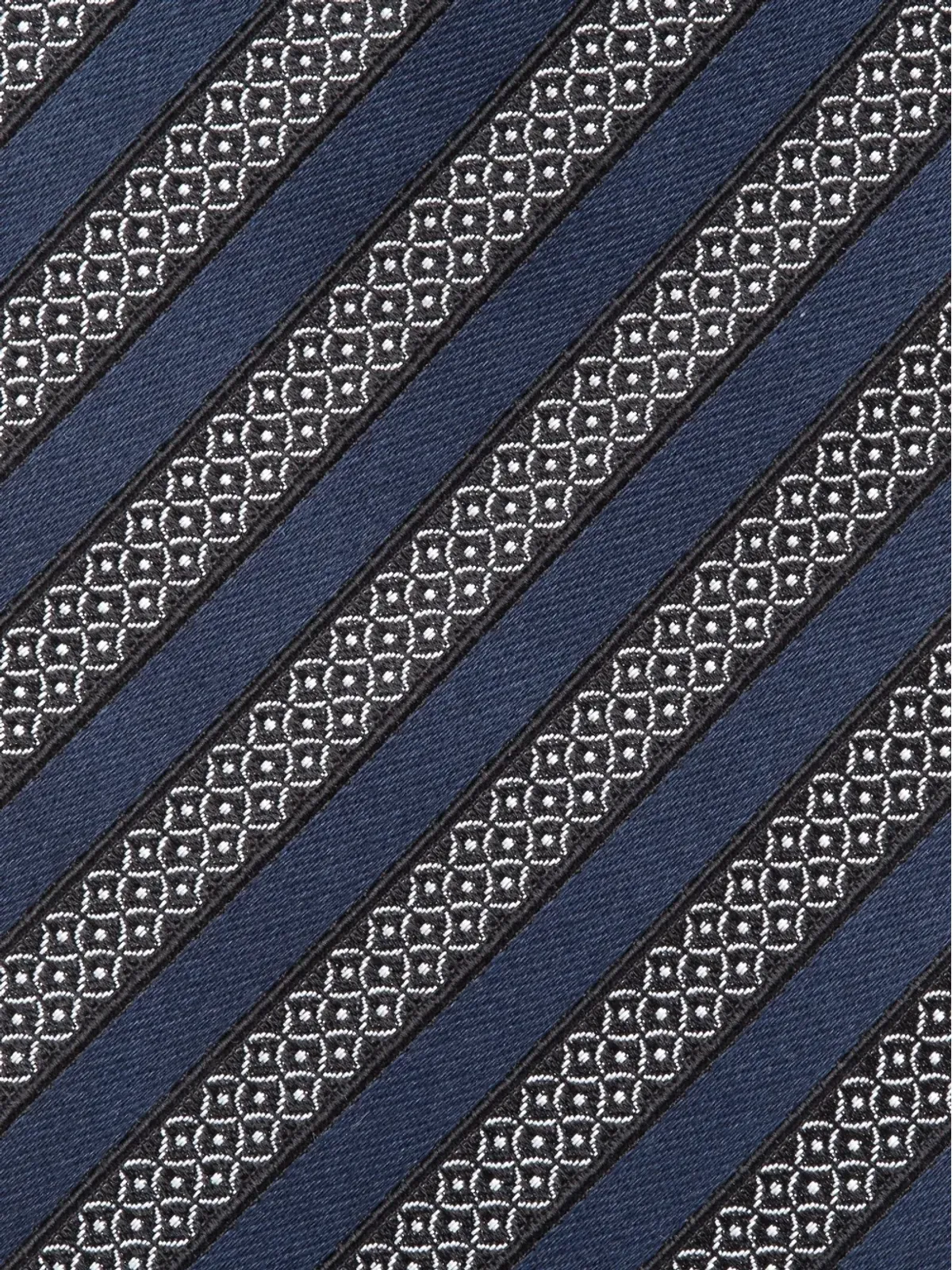 Zegna ストライプ柄ネクタイ - ブルー - 画像3