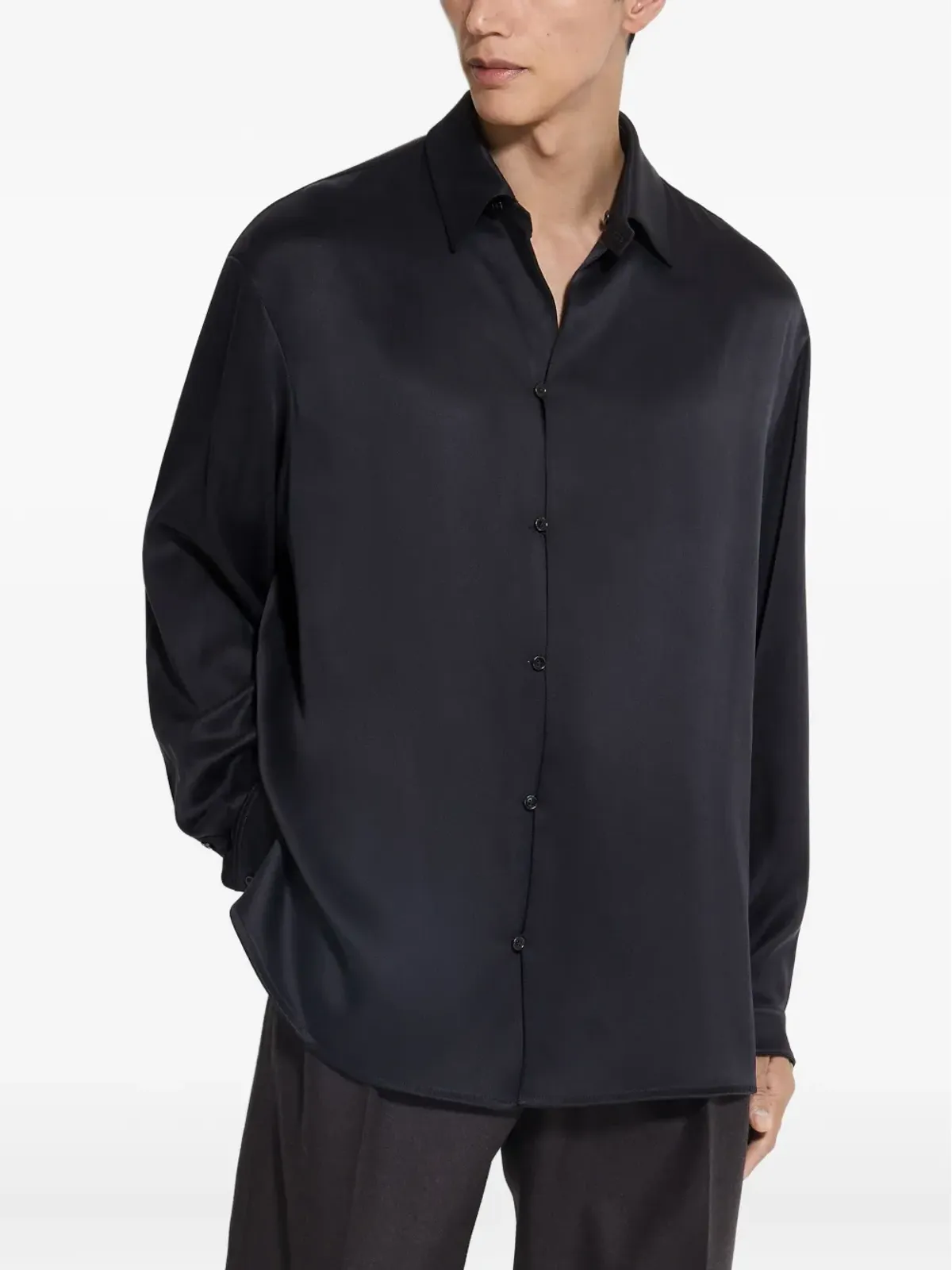 Zegna 長袖シルクシャツ - 画像2