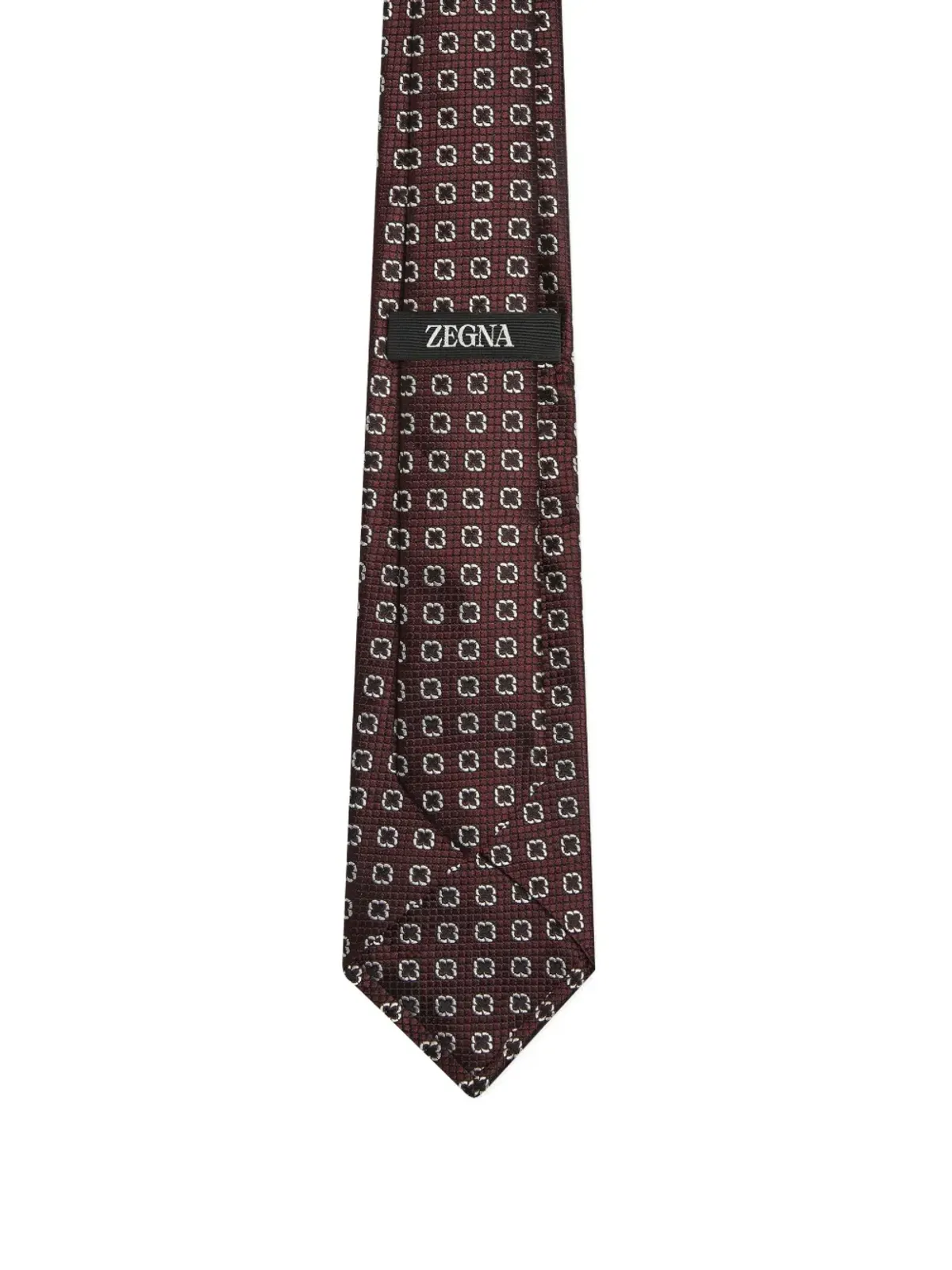 Zegna ジャカード デザイナー シルクタイ - 画像2
