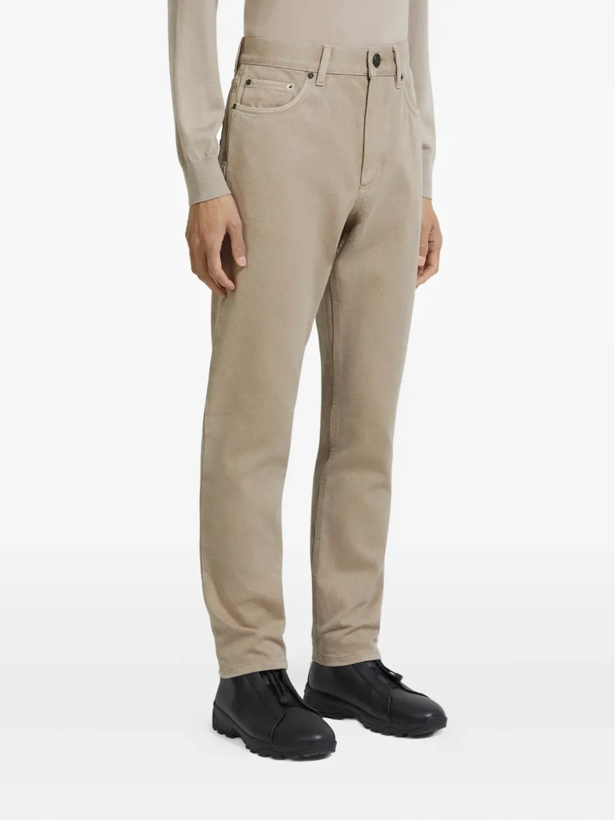 Zegna ストーンウォッシュデニムパンツ - 画像4