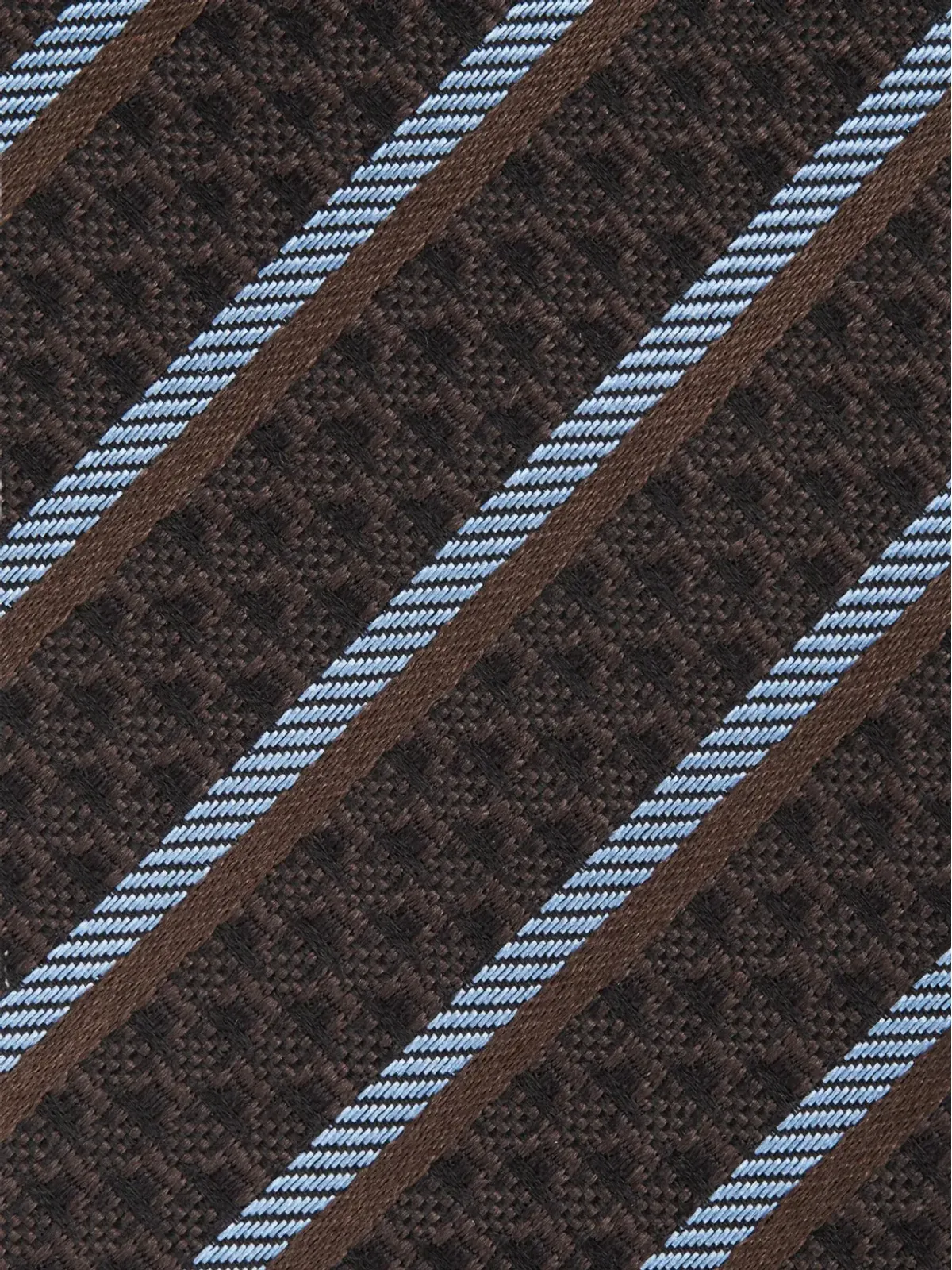 Zegna ストライプ柄シルクタイ - 画像3