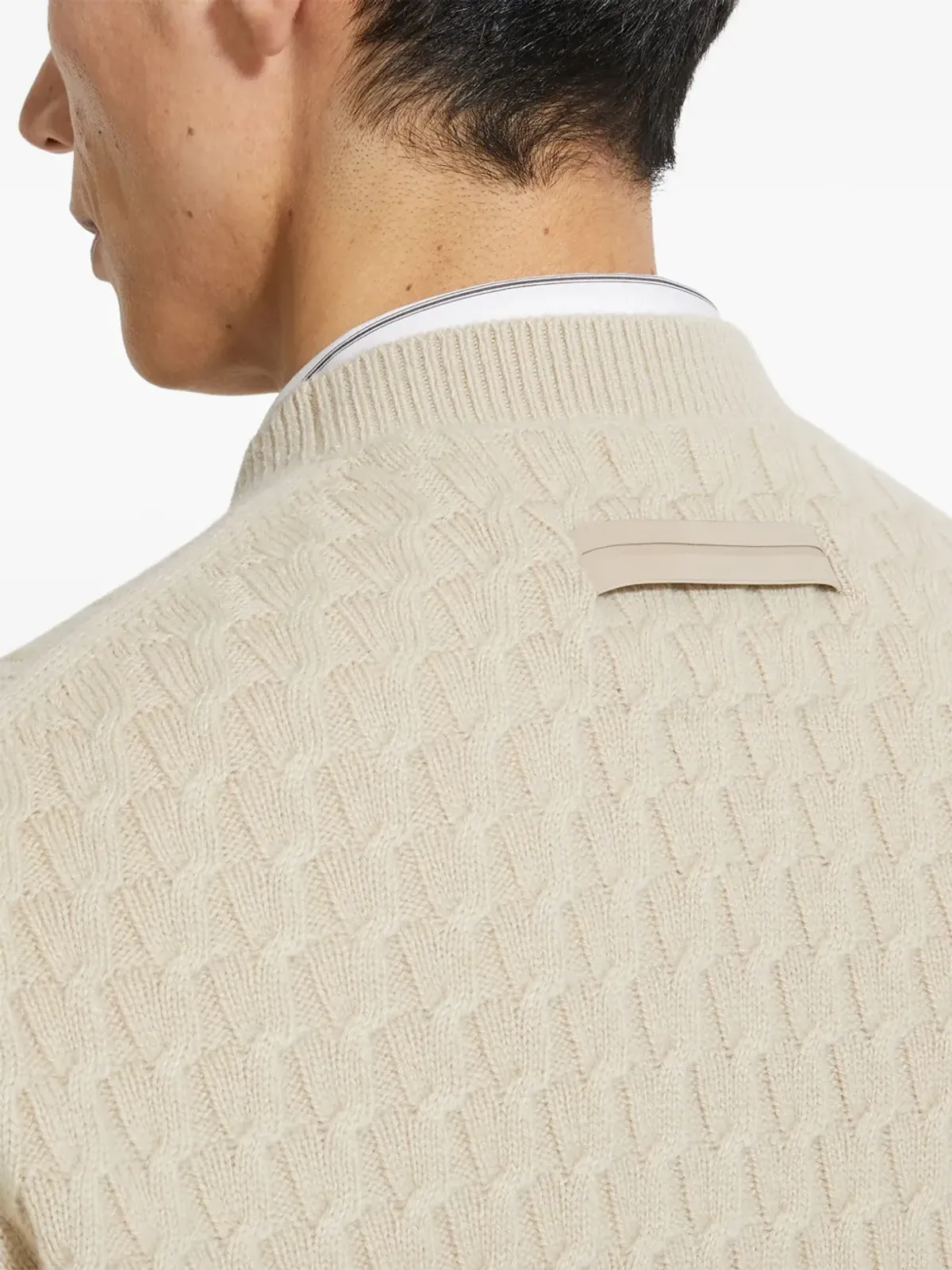 Zegna オアジ Vネックセーター - 画像5