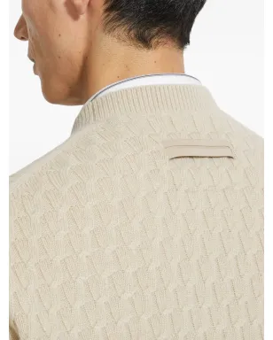 Zegna オアジ Vネックセーター - サムネイル5