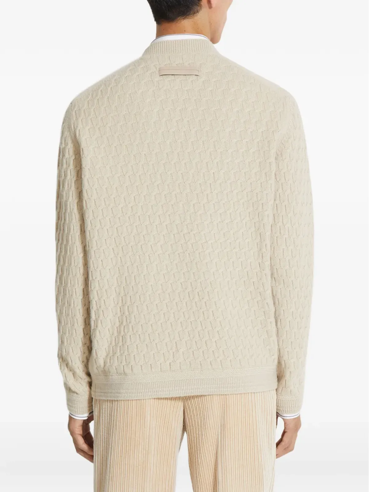Zegna オアジ Vネックセーター - 画像4