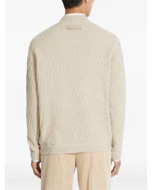 Zegna オアジ Vネックセーター - サムネイル4