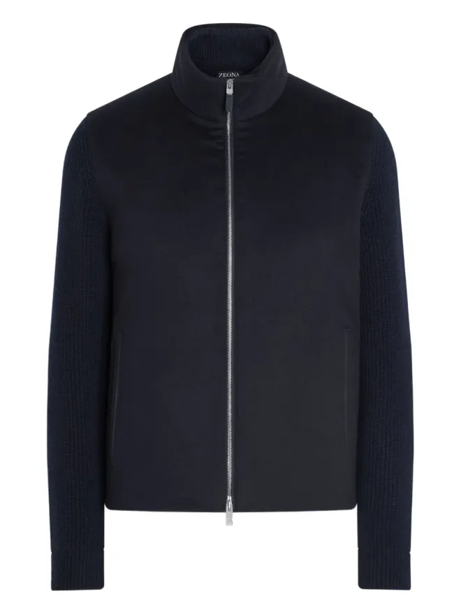 ZEGNA Zegna パネルドジップアップカーディガンの商品画像