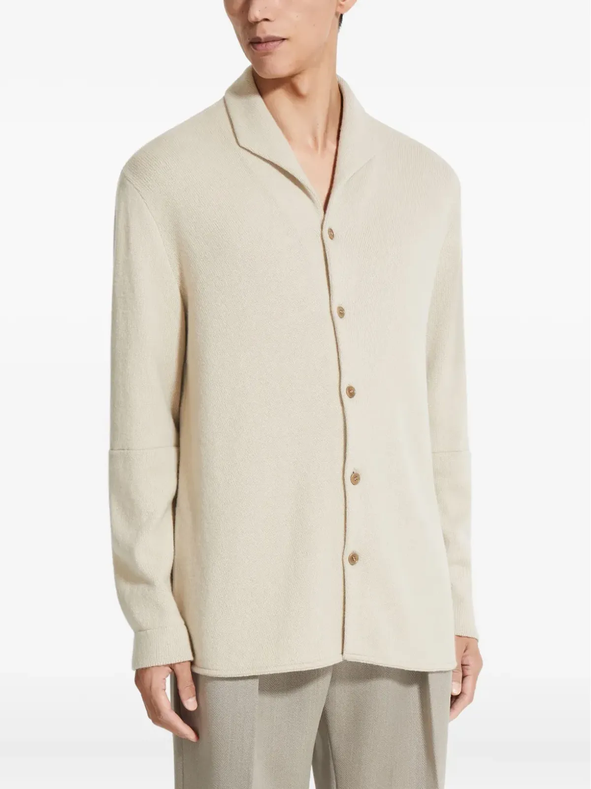Zegna オアジ ボタン留めカーディガン - 画像3