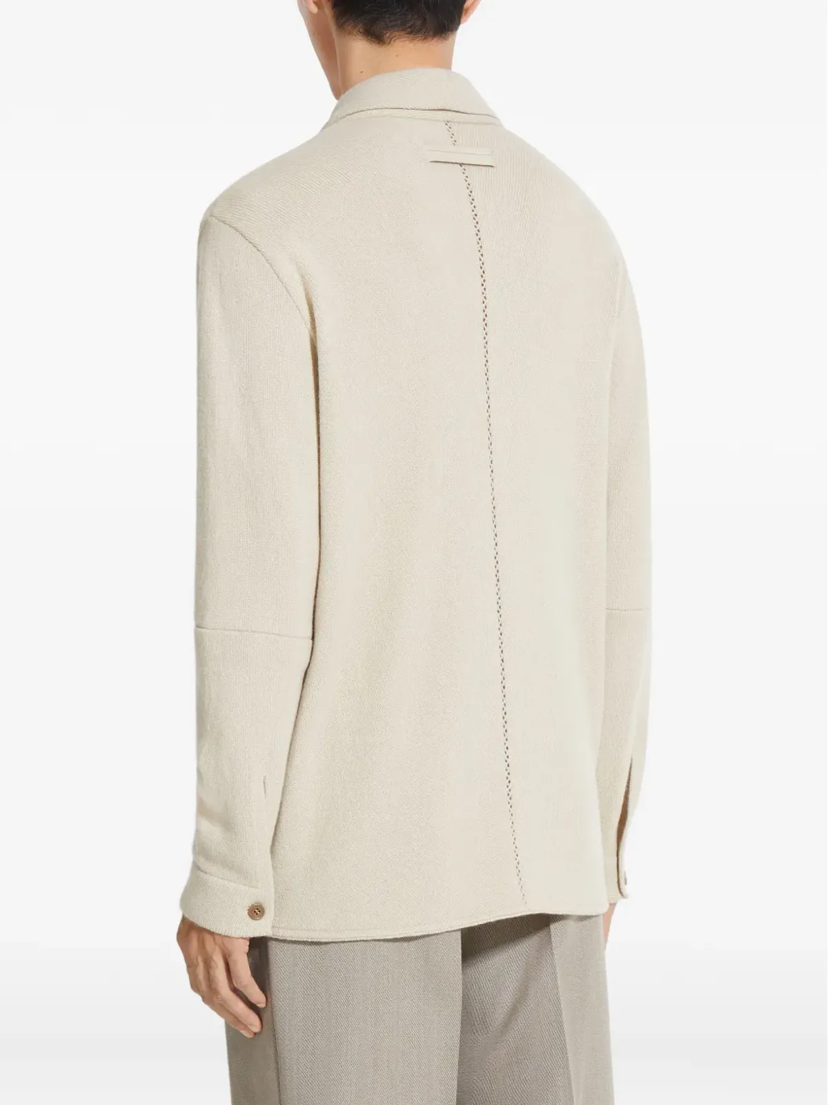 Zegna オアジ ボタン留めカーディガン - 画像4