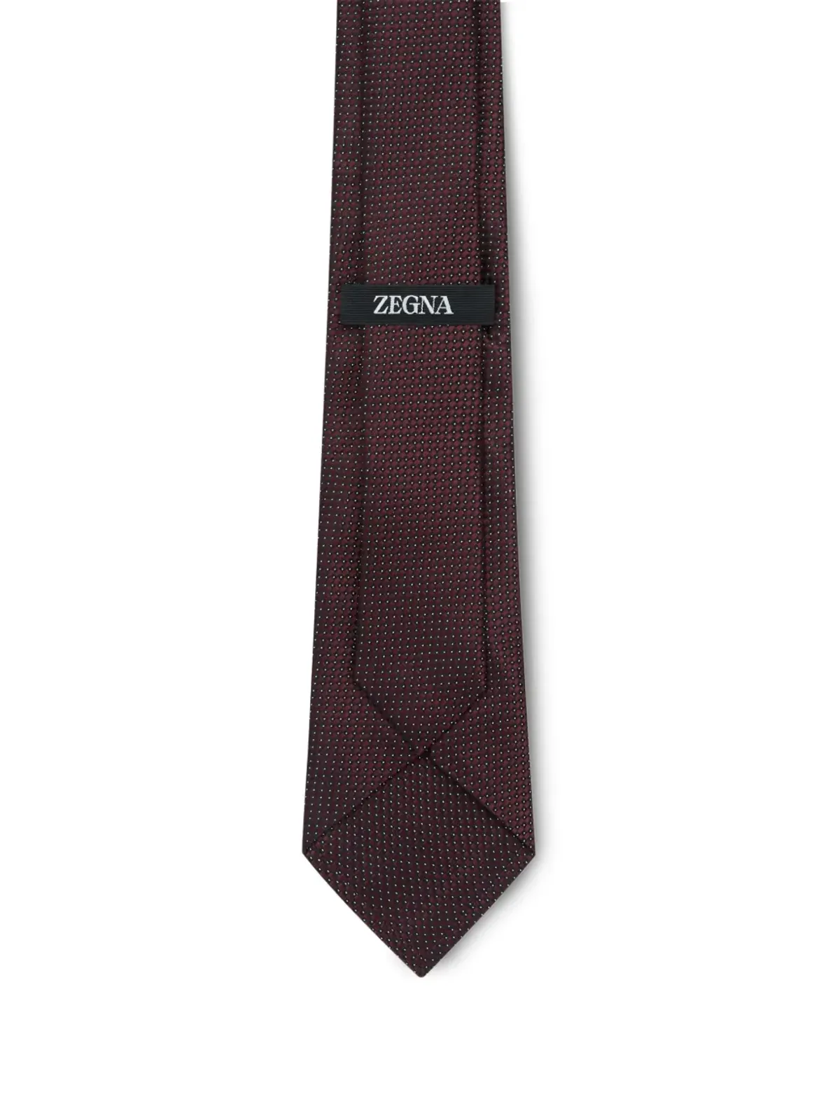 Zegna ジャカード シルクタイ - 画像2