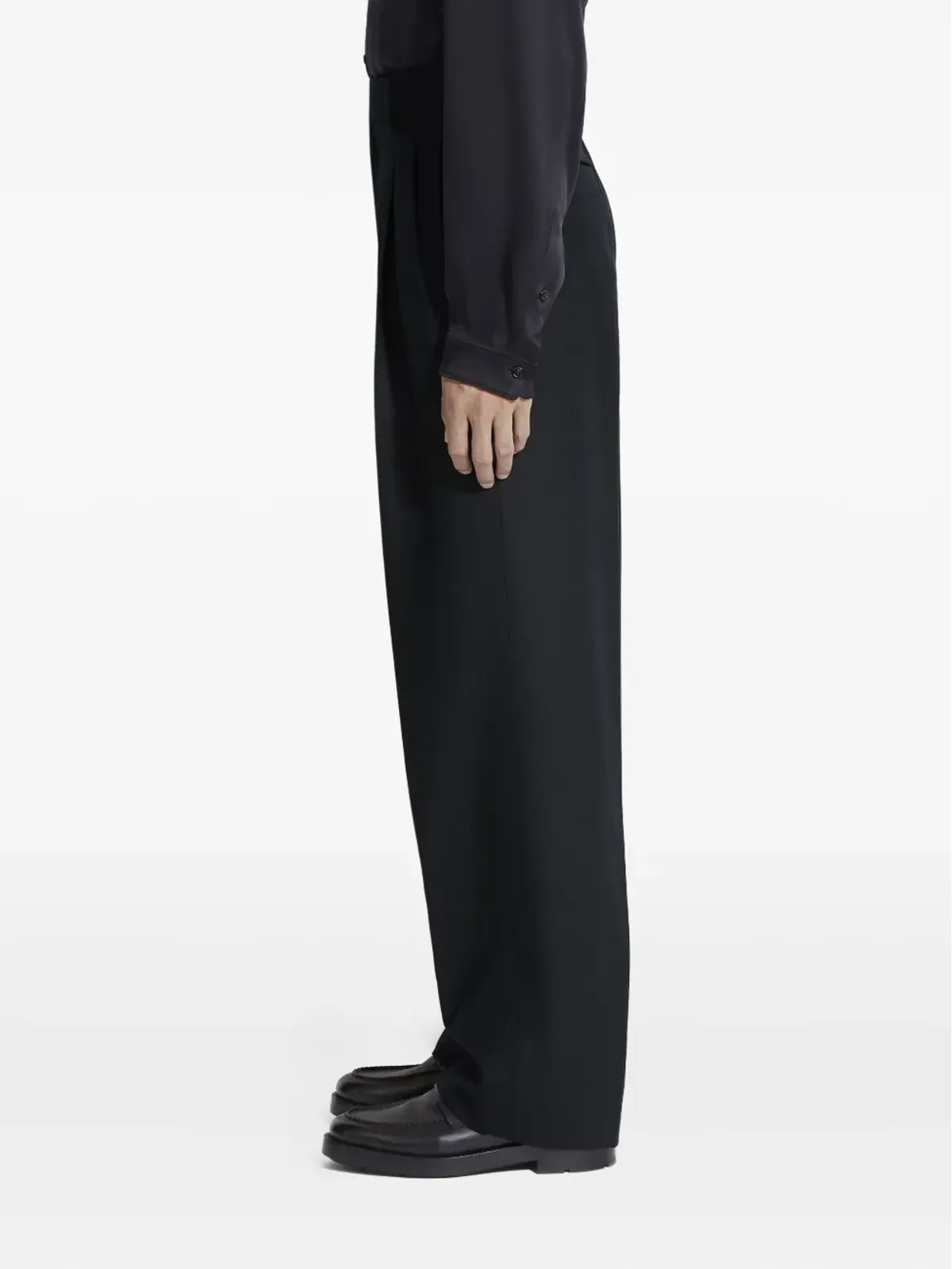 Zegna プリーツウールパンツ - 画像4