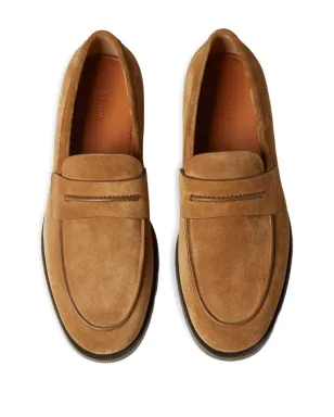 Zegna スエード ペニーローファー ブラウン - サムネイル3