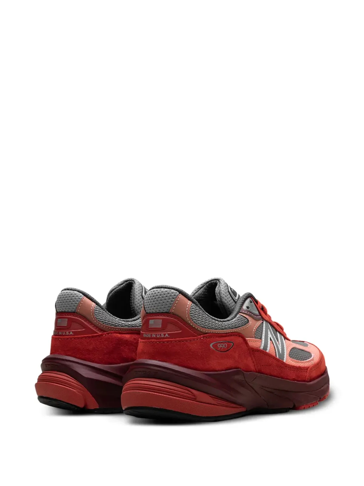 New Balance 990v6 Made in USA Molten Lava スニーカー - 画像3