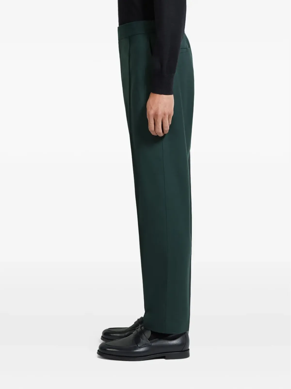 Zegna ウール混紡 テーラードパンツ - 画像3