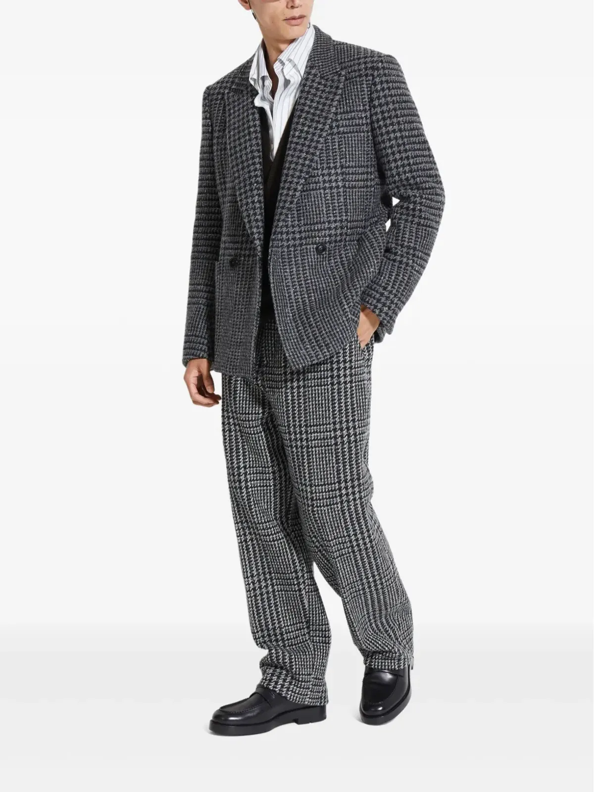 Zegna 千鳥格子パンツ - 画像2