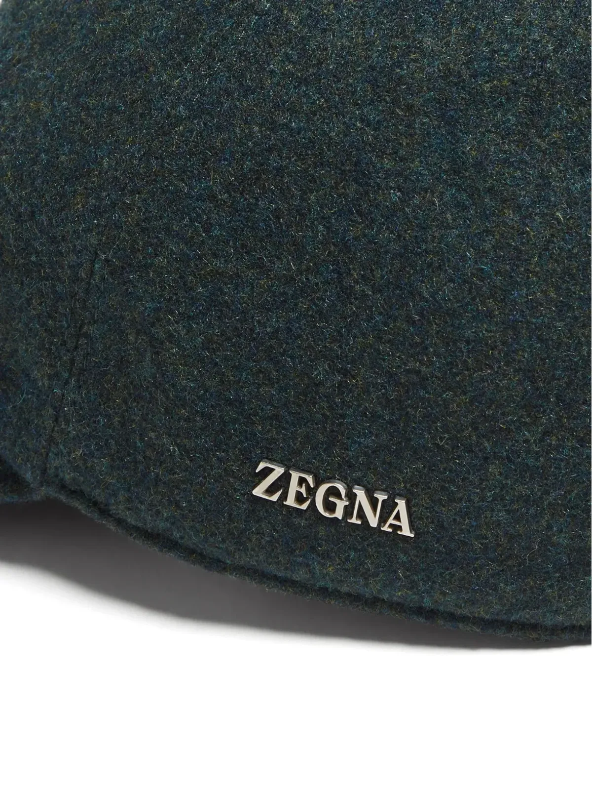 Zegna mélange Oasi cashmere ベースボールキャップ - Green - 画像3