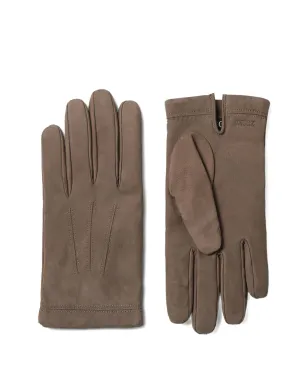 Zegna レザーグローブ - Brown - サムネイル1