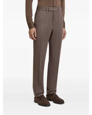 Zegna シングルブレスト メランジスーツ - サムネイル4