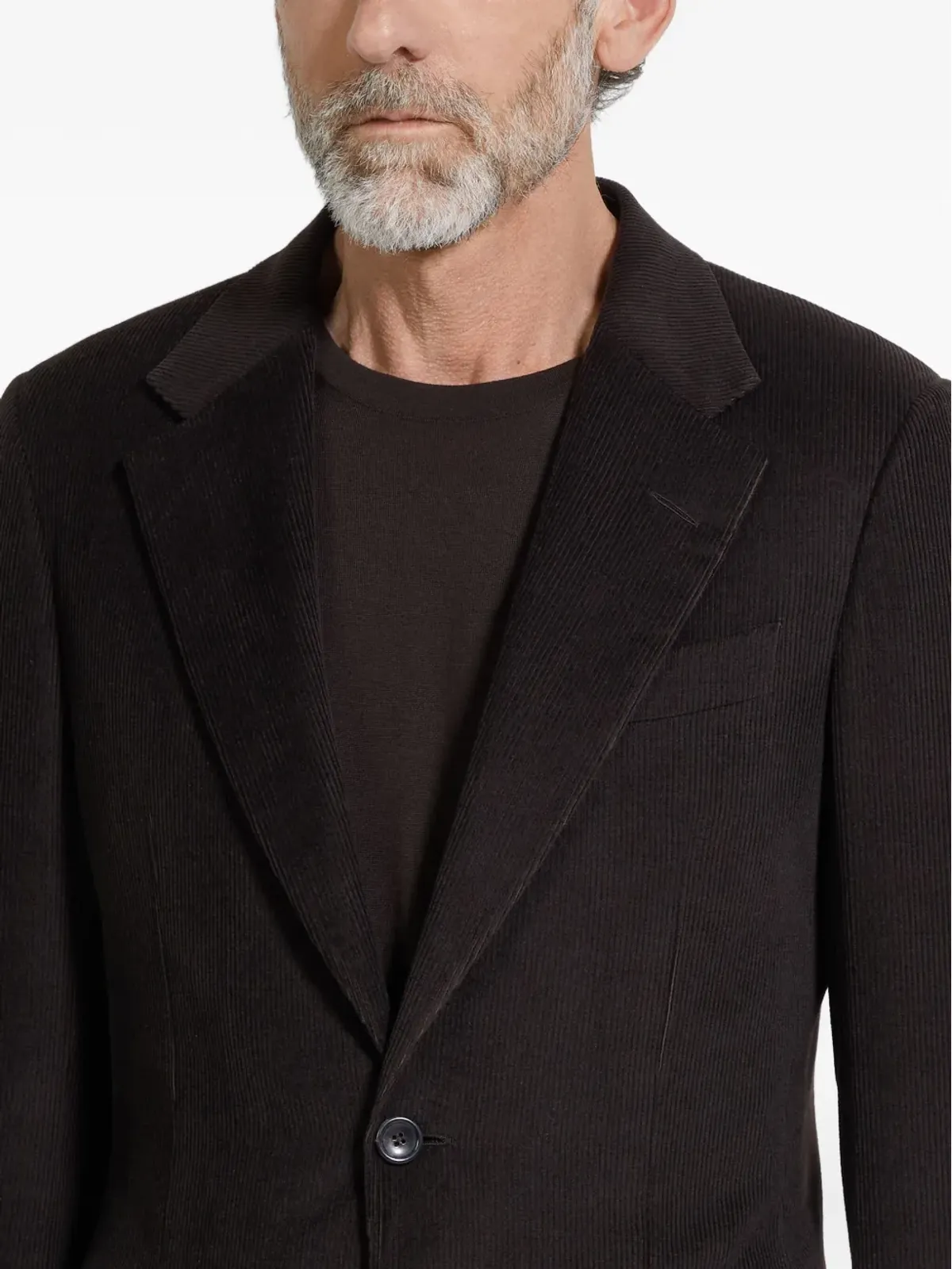 Zegna カシミヤ混紡ジャケット - ブラウン - 画像5