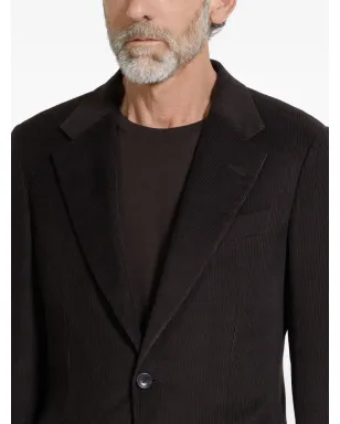 Zegna カシミヤ混紡ジャケット - ブラウン - サムネイル5