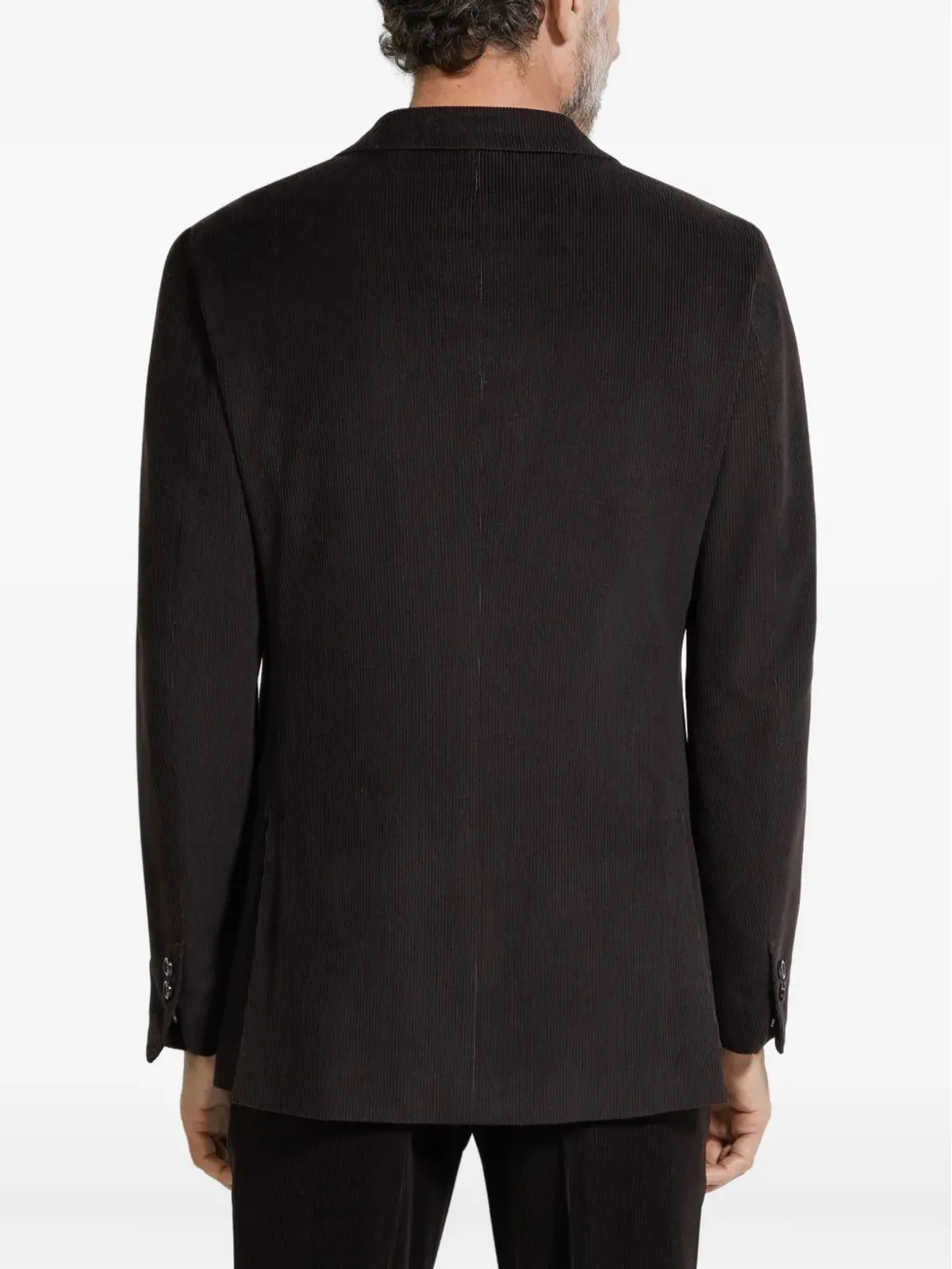 Zegna カシミヤ混紡ジャケット - ブラウン - 画像4