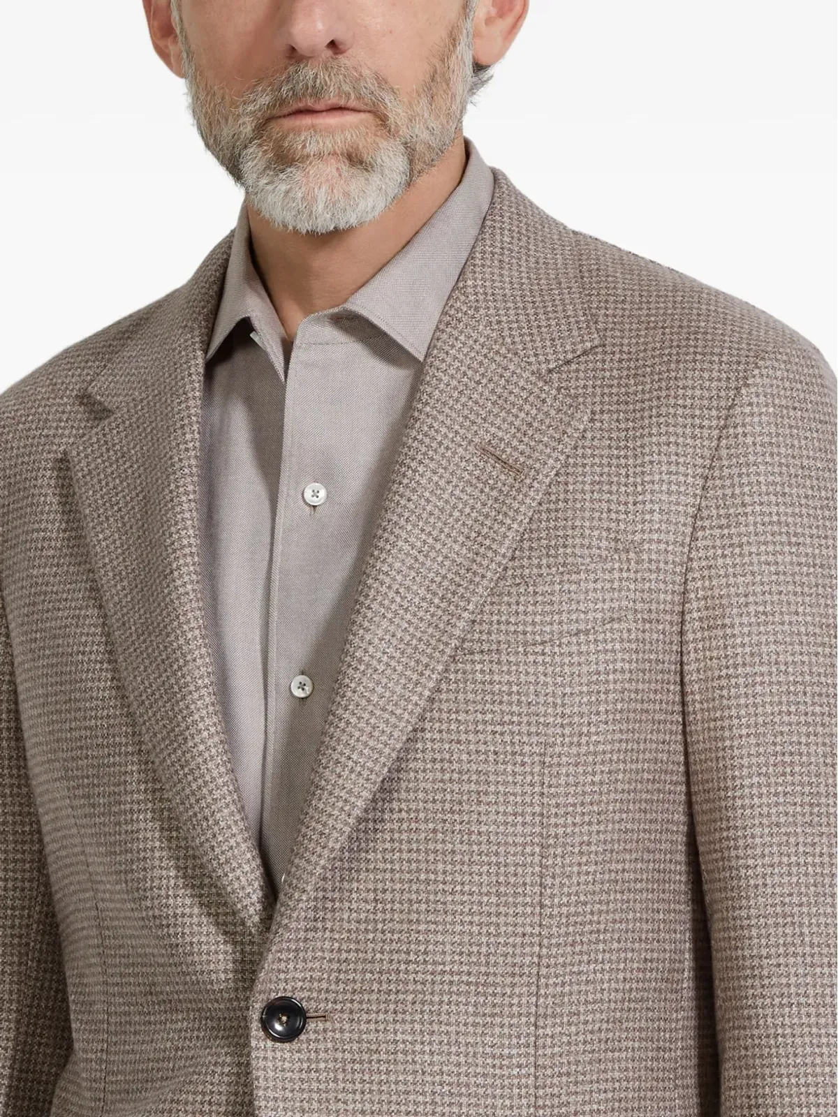Zegna ハウンドトゥース柄ブレザー - 画像5