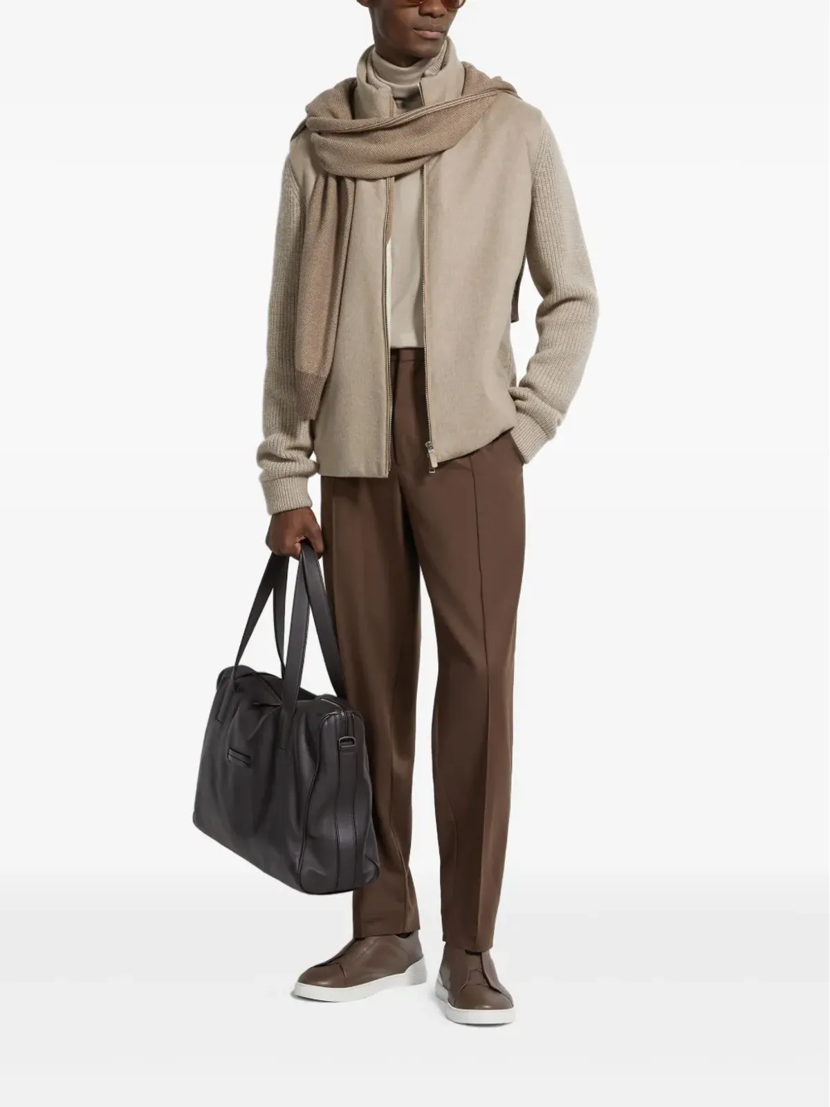 Zegna オアジ-カシミヤ カーディガン - 画像2