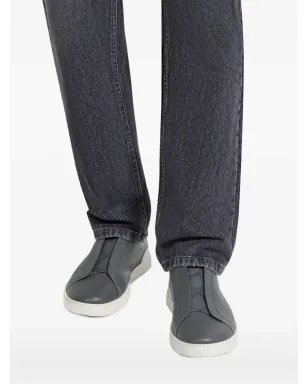Zegna レザー スニーカー - サムネイル5