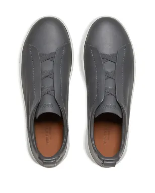 Zegna レザー スニーカー - サムネイル3