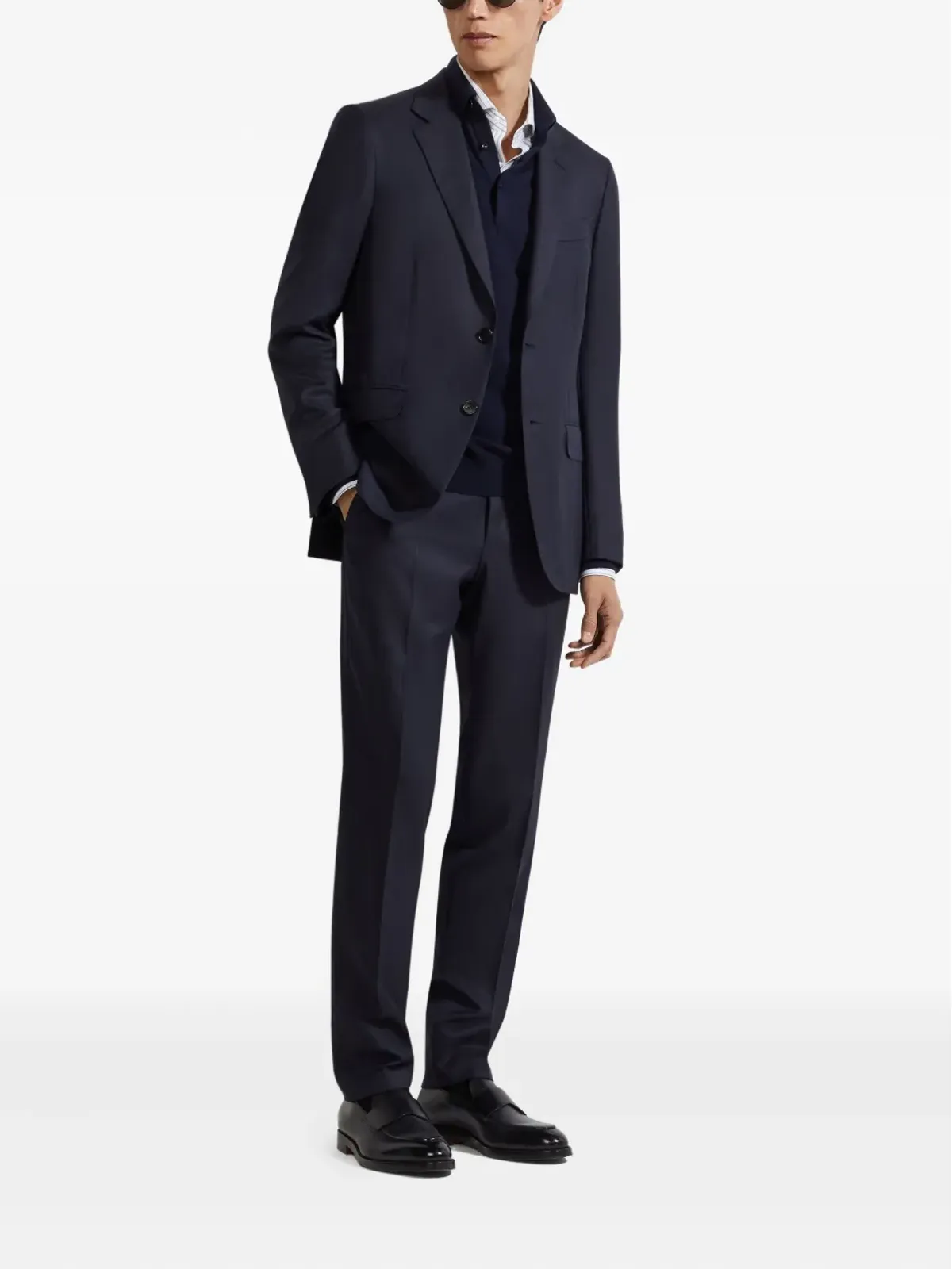 Zegna ストライプコットンシャツ - 画像2