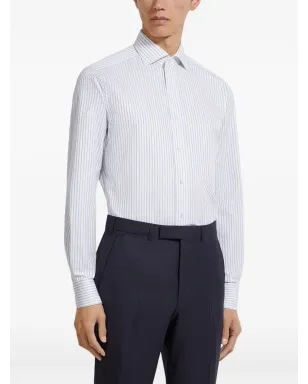 Zegna ストライプコットンシャツ - サムネイル3