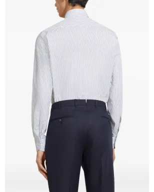 Zegna ストライプコットンシャツ - サムネイル4