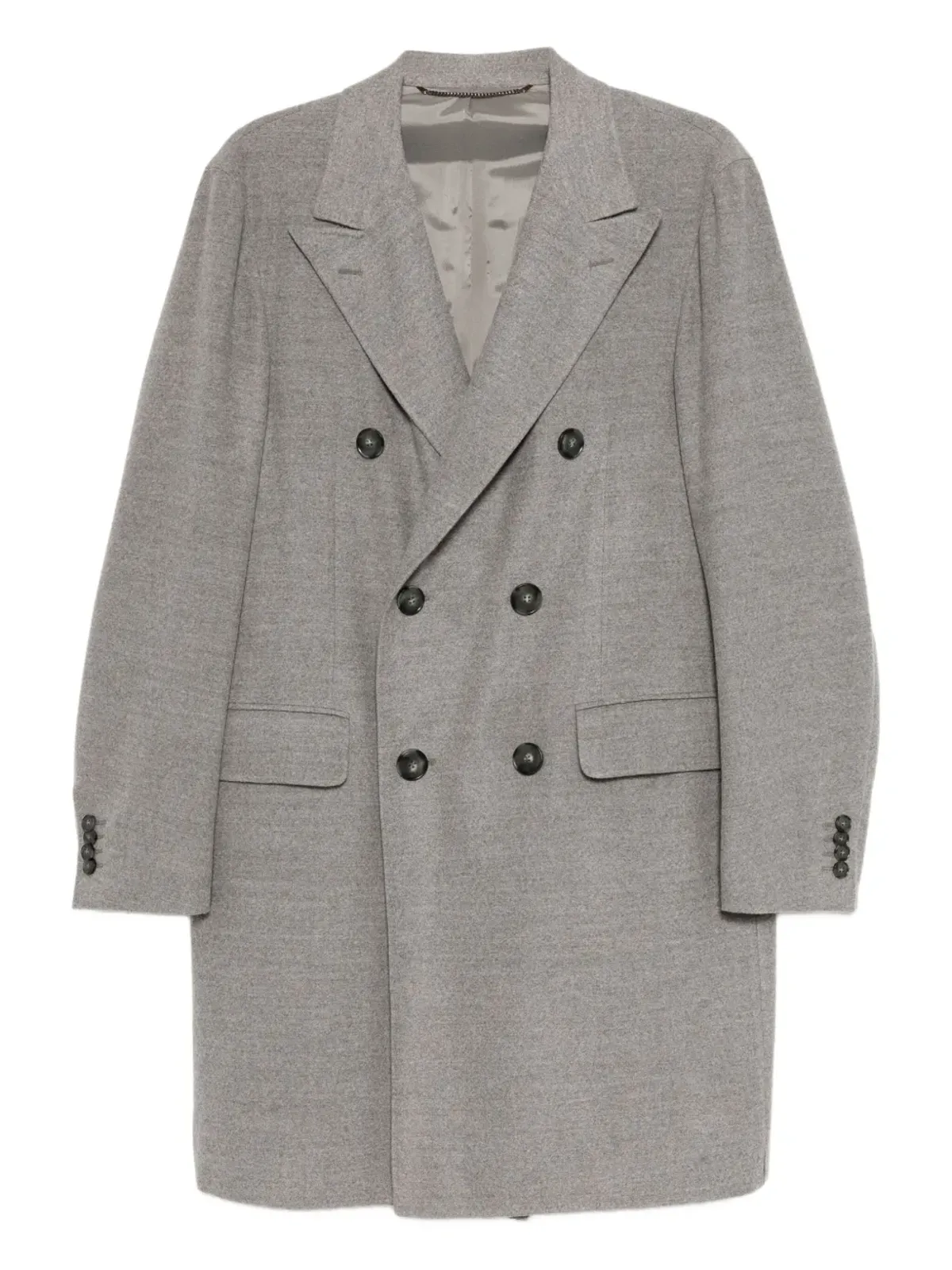 Canali ダブルブレスト ウールコート - 画像1