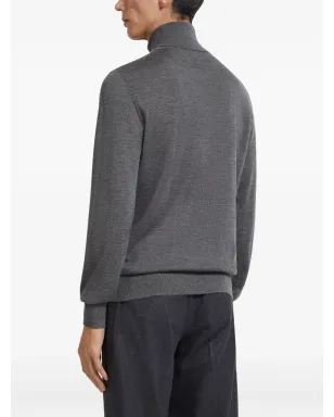 Zegna グレーのタートルネックセーター - サムネイル4