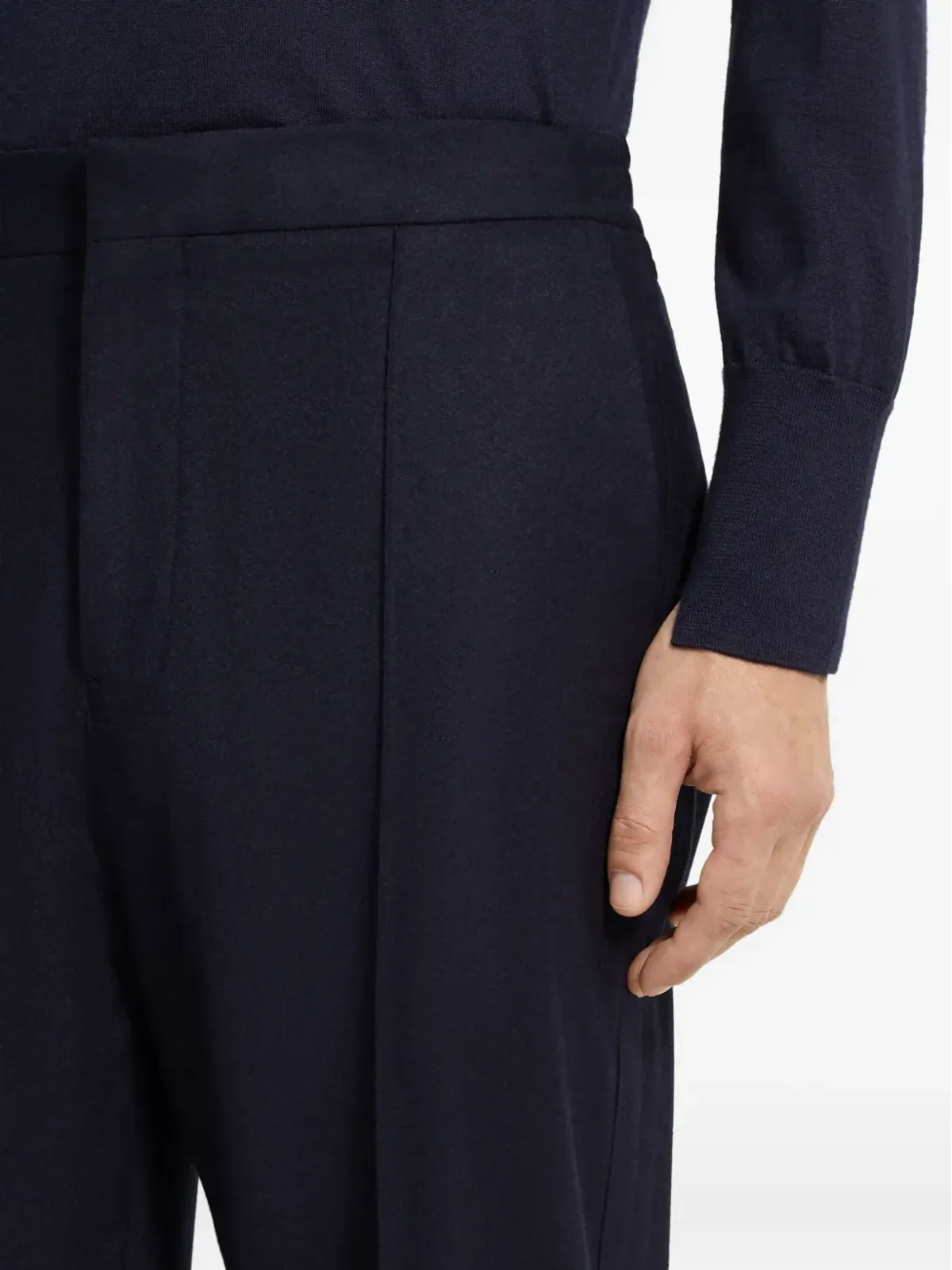 Zegna プリーツ入りテーラードパンツ - 画像5